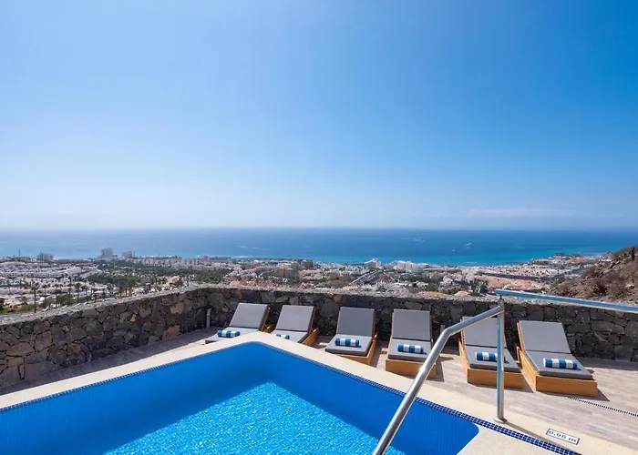 Luxury Maria Private Heated Pool Free Car Except Christmas Vila Costa Adeje (Tenerife)
